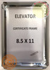 SIGN Elevator Notice FRAME (Silver, Heavy Duty - Aluminum)