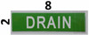 Drain(Sticker Green)