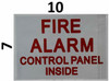 SIGN Fire Alarm Control Panel Inside Sticker