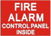 Fire Alarm Control Panel Inside Sticker