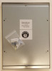 SIGN Elevator certificate frame stainless Steel