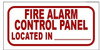 FIRE ALARM CONTROL PANEL LOCATED IN