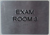 EXAM Room 3  with Tactile Text and Braille  -Tactile s The Sensation line