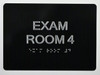 EXAM Room 4  with Tactile Text and Braille  -Tactile s  The Sensation line