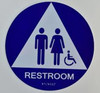 Unisex ACCESSIBLE Restroom CA 128-ADA  The Sensation line -Tactile s