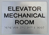 Elevator Mechanical Room ADA- -Tactile s The Sensation line