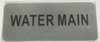 WATER MAIN Sign