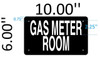 GAS METER ROOM  (Black, Aluminium rust free)