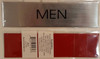 Sign Toilet Men  - Delicato line