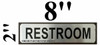 SIGN RESTROOM