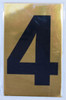 Apartment number sign 4