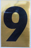 Apartment number sign