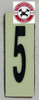 PHOTOLUMINESCENT DOOR NUMBER B SIGN