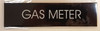 GAS METER Signage