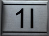 APARTMENT NUMBER SIGN - 1I