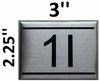 1I  Apartment number sign