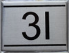 Apartment number Signage