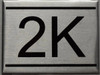 APARTMENT NUMBER SIGN - 2K