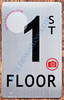 1ST FLOOR SIGN