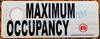 MAXIMUM OCCUPANCY SIGN