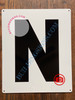 LETTER N SIGN