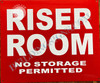 Riser Room Sign