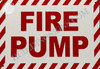 Sign FIRE Pump