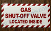 Gas Shut Off Valve Located Inside