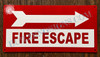 HPD FIRE Escape  Right Arrow