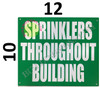 SIGN SPRINKLERS Throughout Building