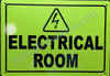 Sign Electrical Room  (Reflective,