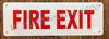 FIRE DEPARTMENT SIGNS