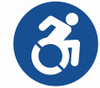 ADA ACCESSIBLE Door Sticker