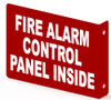 Sign FIRE Alarm Control Panel Inside Projection -FACP Inside 3D