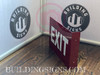 Sign EXIT Projection - EXIT 3D