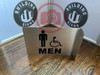 Sign Men ACCESSIBLE Restroom Projection - Men ACCESSIBLE Restroom 3D