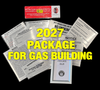 GAS BUILDING: HPD required Signs Package- The Full signs Package basic (Brush Aluminum)-The pennello d'argento line