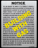 GAS BUILDING: HPD required Signs Package- The Full signs Package basic (Brush Aluminum)-The pennello d'argento line