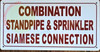 Hpd Combination Standpipe and Sprinkler Siamese Connection