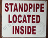 Standpipe Located Inside