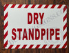 Sign Dry Standpipe