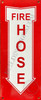 FIRE Hose Signage Arrow Down