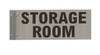 Storage Room SIGNAGE-Two-Sided/Double Sided Projecting, Corridor and Hallway SIGNAGE