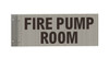 FIRE Pump Room SIGNAGE-Two-Sided/Double Sided Projecting, Corridor and Hallway SIGNAGE