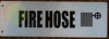 SIGN FIRE Hose Sign-FACP-Two-Sided/Double Sided Projecting, Corridor and Hallway