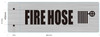 FIRE Hose Sign-FACP Sign -Two-Sided/Double Sided Projecting, Corridor and Hallway Sign