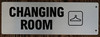 Changing Room Sign -Two-Sided/Double Sided Projecting, Corridor and Hallway Sign