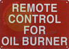 SIGN Remote Control for Oil Boiler