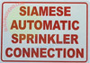 Siamese Automatic Sprinkler Connection