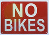 NO Bikes Sign